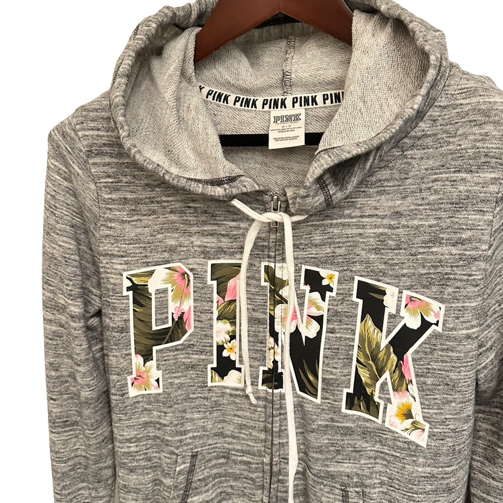 Pink Victoria’s Secret Floral Hoodie S